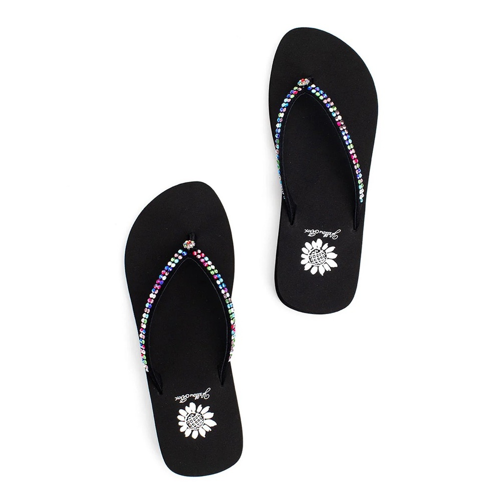 Yellow Box Jello Rhinestone Sandal *NEW* - Picture 4 of 8